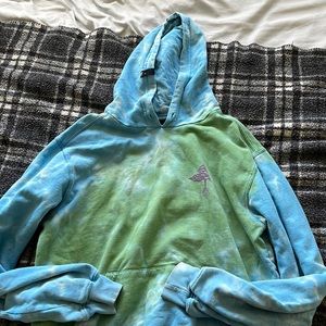 Large tie dye hoodie